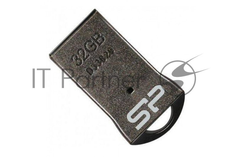 Флеш Диск Silicon Power 32Gb Touch T01 SP032GBUF2T01V1K USB2.0 черный/серебристый