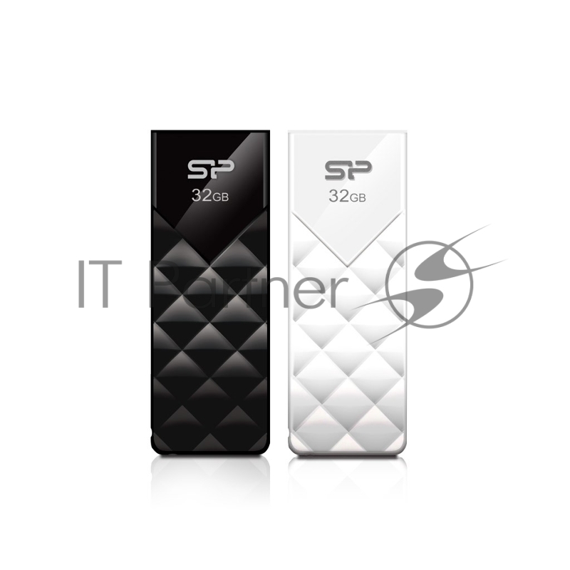 Флеш Диск Silicon Power 32Gb Ultima U03 SP032GBUF2U03V1W USB2.0 белый