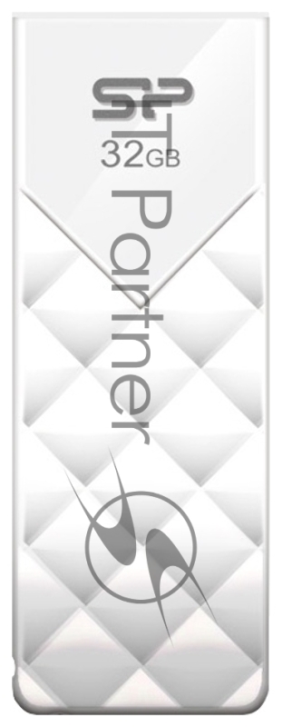 Флеш Диск Silicon Power 32Gb Ultima U03 SP032GBUF2U03V1W USB2.0 белый