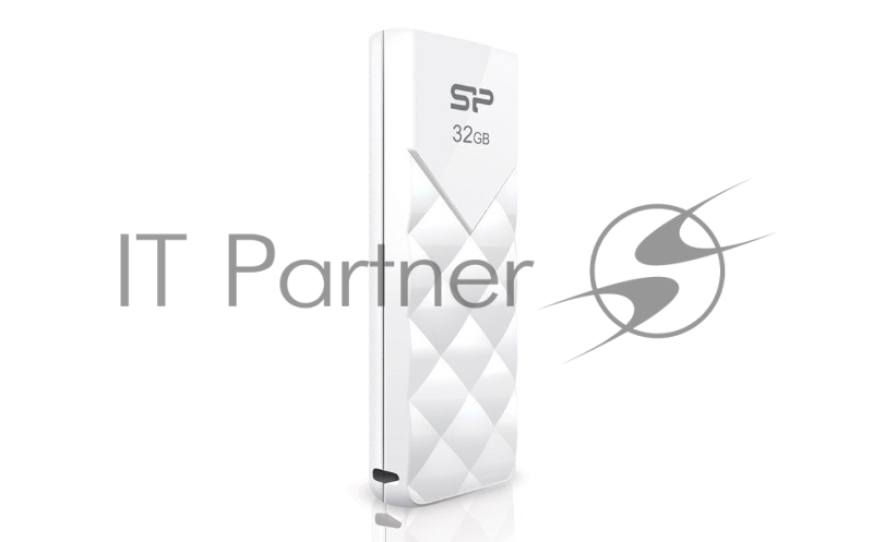 Флеш Диск Silicon Power 32Gb Ultima U03 SP032GBUF2U03V1W USB2.0 белый