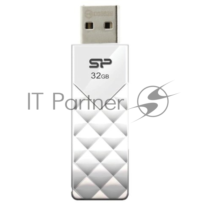 Флеш Диск Silicon Power 32Gb Ultima U03 SP032GBUF2U03V1W USB2.0 белый