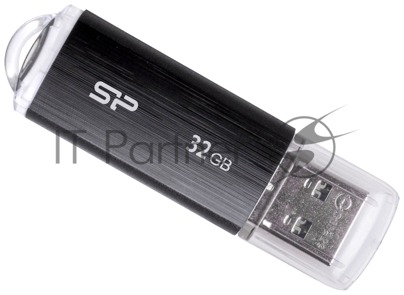 Флеш диск 32Gb Silicon Power Ultima U02 (SP032GBUF2U02V1K), USB2.0, Black