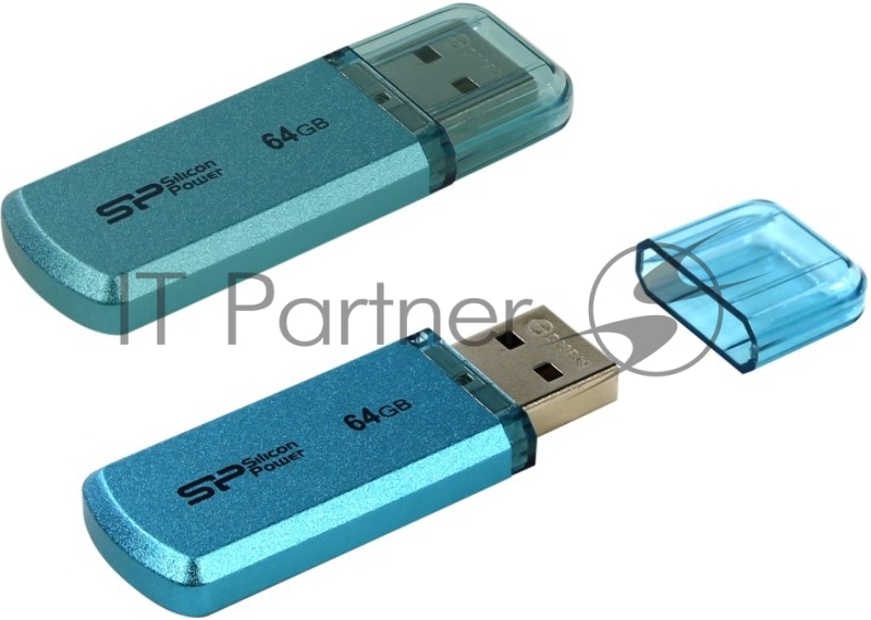 Флеш Диск Silicon Power 64Gb Helios 101 SP064GBUF2101V1B USB2.0 синий