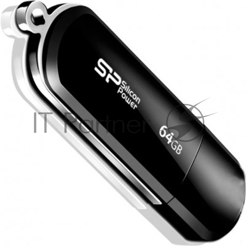 Флеш Диск Silicon Power 64Gb LuxMini 322 SP064GBUF2322V1K USB2.0 черный
