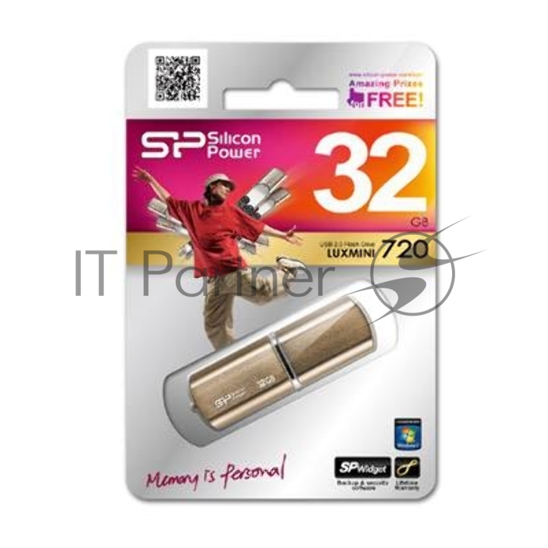 Флеш Диск Silicon Power 64Gb Luxmini 720 SP064GBUF2720V1D USB2.0 бронзовый USB 2.0