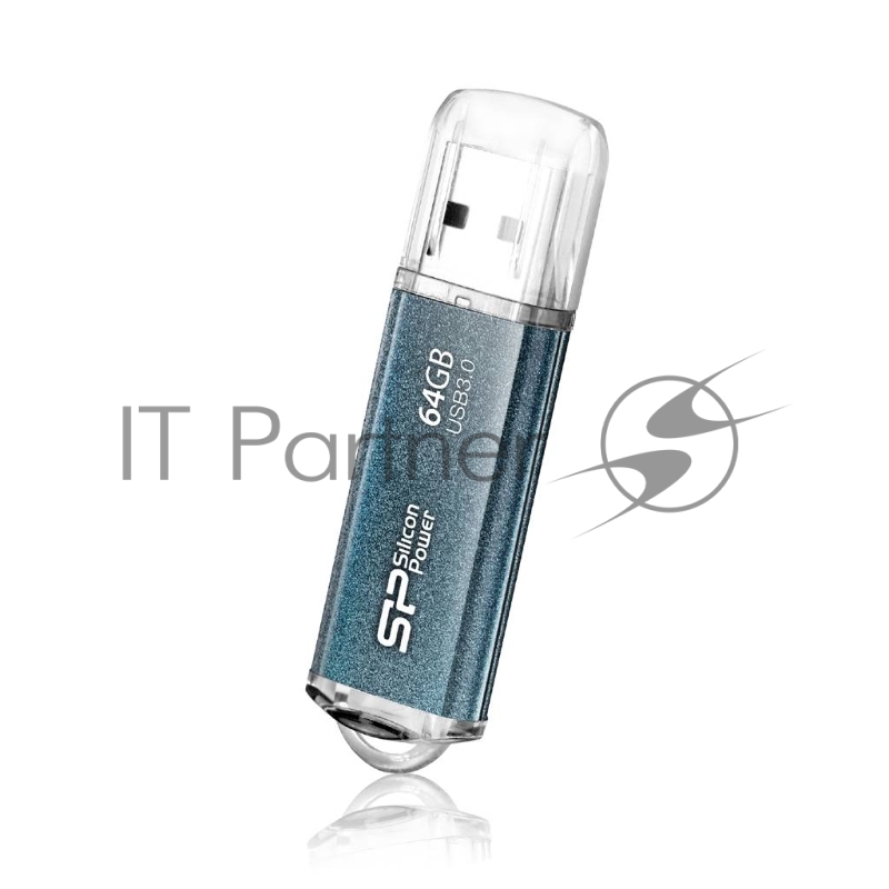 Флеш Диск Silicon Power 64Gb Marvel M01 SP064GBUF3M01V1B USB3.0 синий