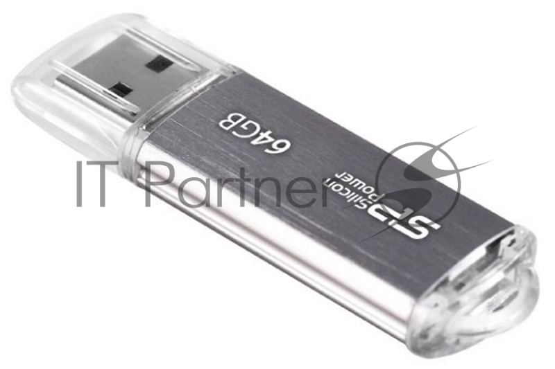 Флэш Диск Silicon Power USB Drive 64Gb Ultima II SP064GBUF2M01V1S {USB2.0, Silver}