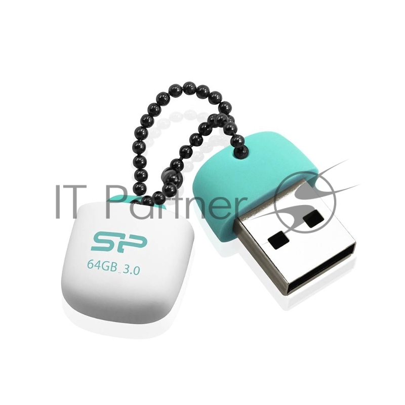 Флеш накопитель 64Gb Silicon Power Jewel J07, USB 3.0, Бирюзовый