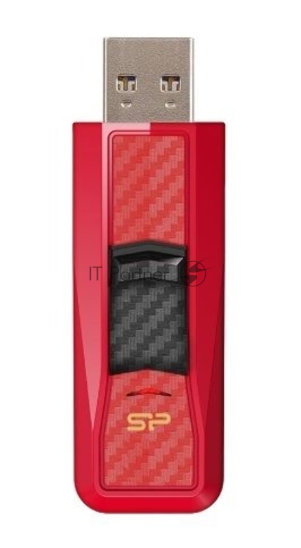 Флеш накопитель 64Gb Silicon Power Blaze B50, USB 3.0, Красный