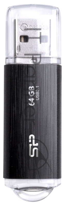 Внешний накопитель 64GB USB Drive <USB 3.0> Silicon Power Blaze B02 Black (SP064GBUF3B02V1K)