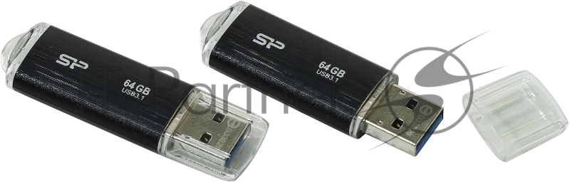 Внешний накопитель 64GB USB Drive <USB 3.0> Silicon Power Blaze B02 Black (SP064GBUF3B02V1K)