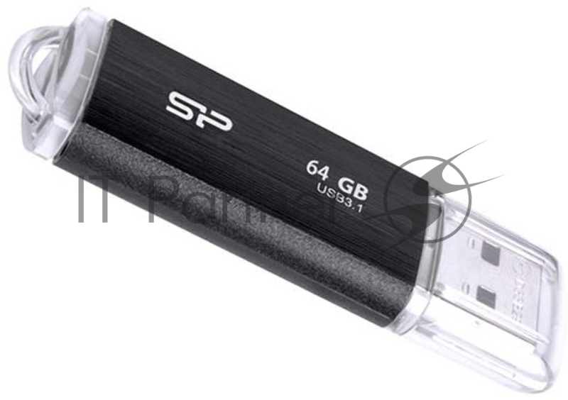 Внешний накопитель 64GB USB Drive <USB 3.0> Silicon Power Blaze B02 Black (SP064GBUF3B02V1K)