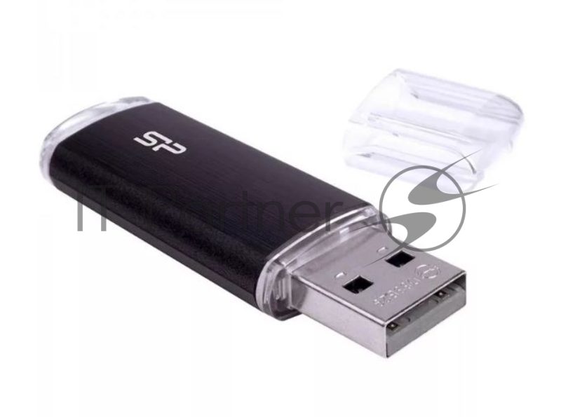 Флеш Диск Silicon Power 64Gb Ultima U02 SP064GBUF2U02V1K USB2.0 черный