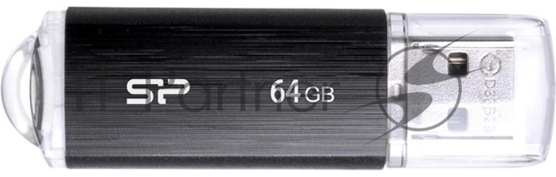 Флеш Диск Silicon Power 64Gb Ultima U02 SP064GBUF2U02V1K USB2.0 черный