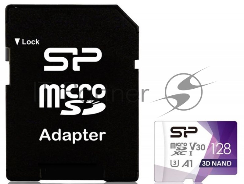 Флеш карта microSDHC Silicon Power Superior Pro A1 Micro Secure Digital XC Class 10 UHS-1 U3 SP128GBSTXDU3V20AB 128Gb