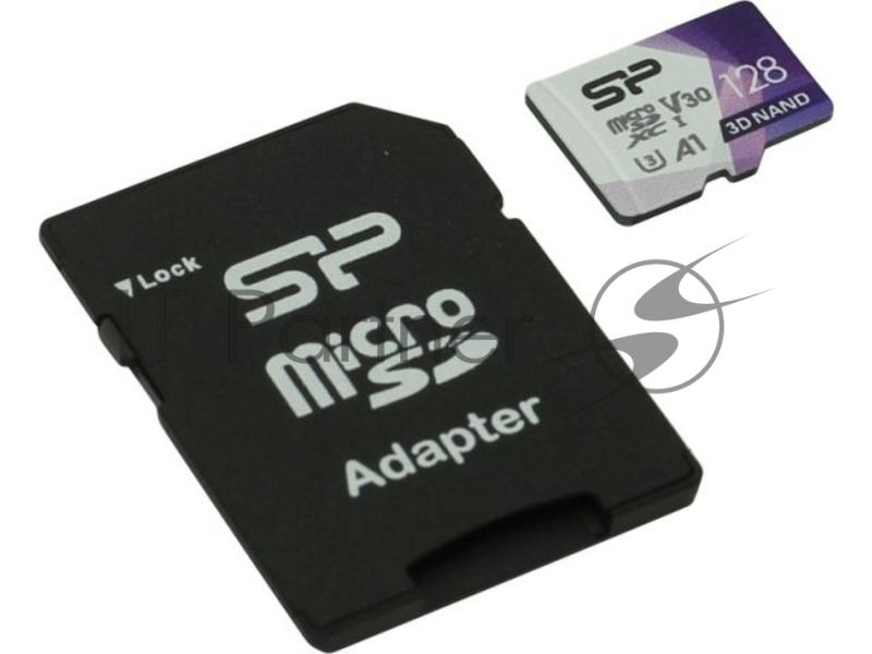 Флеш карта microSDHC Silicon Power Superior Pro A1 Micro Secure Digital XC Class 10 UHS-1 U3 SP128GBSTXDU3V20AB 128Gb