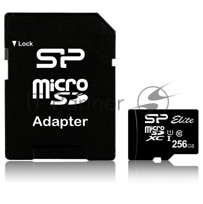 Флеш карта microSDXC 256Gb Class10 Silicon Power SP256GBSTXBU1V10 Elite w/o adapter