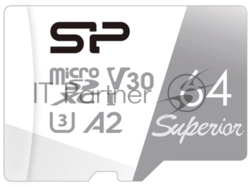 Флеш карта microSD 64GB Silicon Power Superior Pro A2 microSDXC Class 10 UHS-I U3 Colorful 100/80 Mb/s