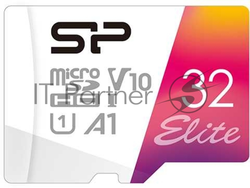Флеш карта microSD 32GB Silicon Power Elite A1 microSDXC Class 10 UHS-I U3 100 Mb/s (SD адаптер)