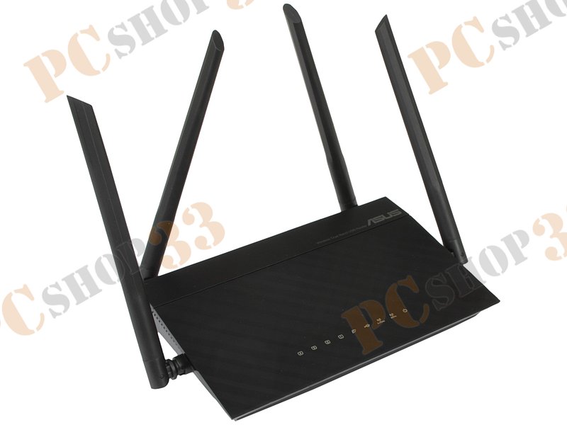 Беспроводной маршрутизатор ASUS RT-AC1200 WiFi 867Мбит/сек. + 4 порта LAN 100Мбит/сек. + 1 порт WAN 100Мбит/сек. + 1 порт USB2.0