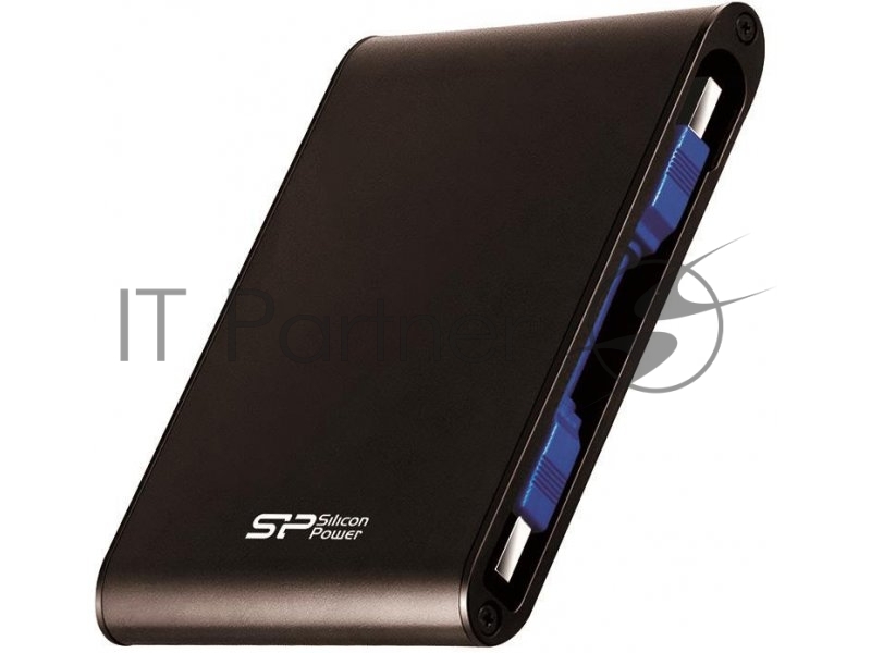 Внешний жесткий диск Silicon Power External HDD 2.5 1.0Tb Silicon Power Armor A80 <SP010TBPHDA80S3K> черный (USB3.0, противоударный MIL-STD-810F, водонепроницаемый IPX7, защита от влаги и давления, держатель кабеля)