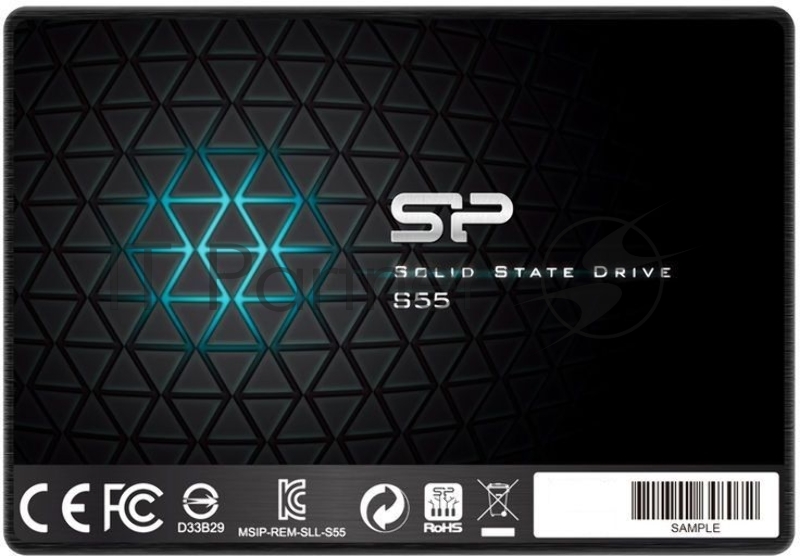 SSD накопитель Silicon Power SATA III 240Gb SP240GBSS3S55S25 Slim S55 2.5
