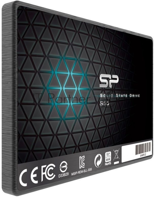 SSD накопитель Silicon Power SATA III 240Gb SP240GBSS3S55S25 Slim S55 2.5