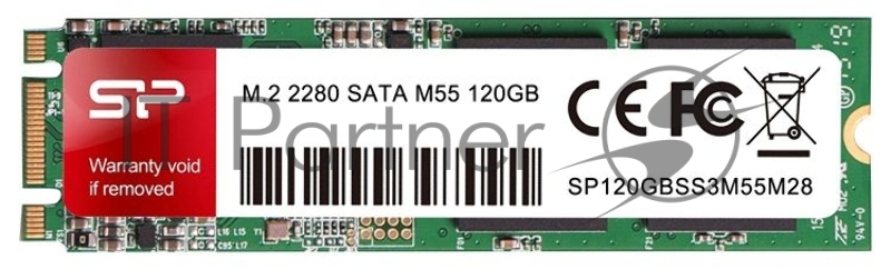 Накопитель SSD Silicon Power SATA III 120Gb SP120GBSS3M55M28 M-Series M.2 2280