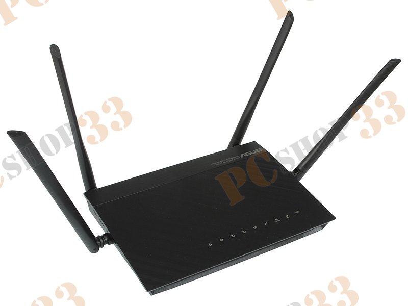 Беспроводной маршрутизатор ASUS RT-AC1200G+ WiFi 867Мбит/сек. + 4 порта LAN 1Гбит/сек. + 1 порт WAN 1Гбит/сек. + 1 порт USB2.0