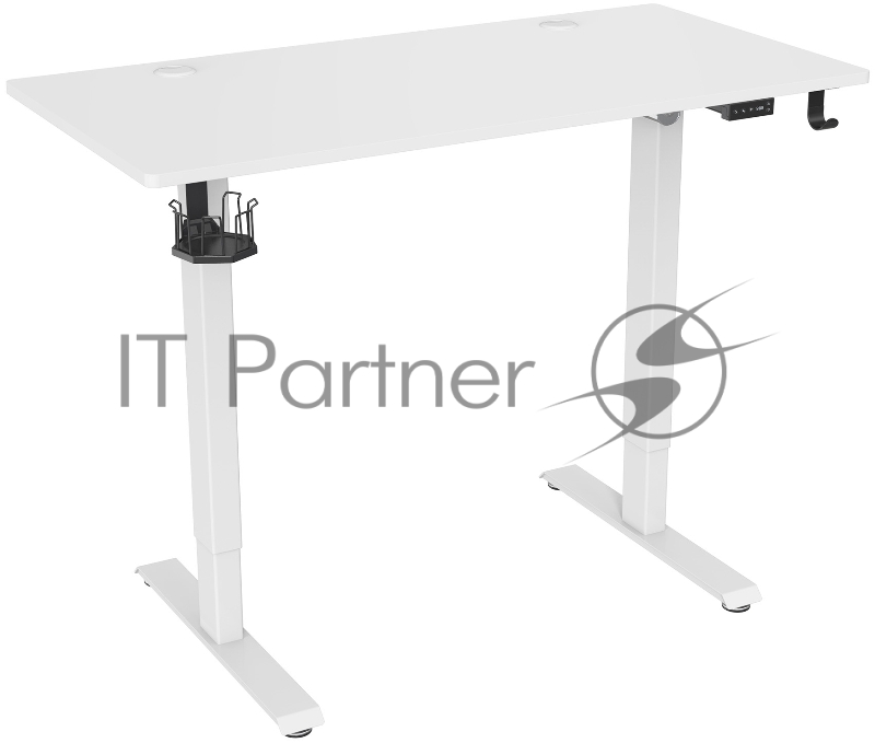 Стол Cactus CS-ED-WWT столешница МДФ белый каркас белый