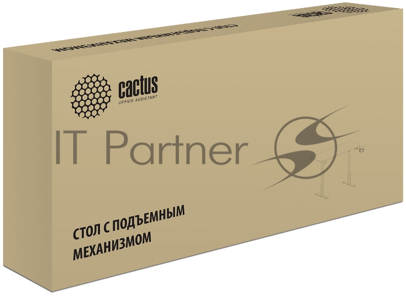 Стол Cactus CS-ED-WWT столешница МДФ белый каркас белый