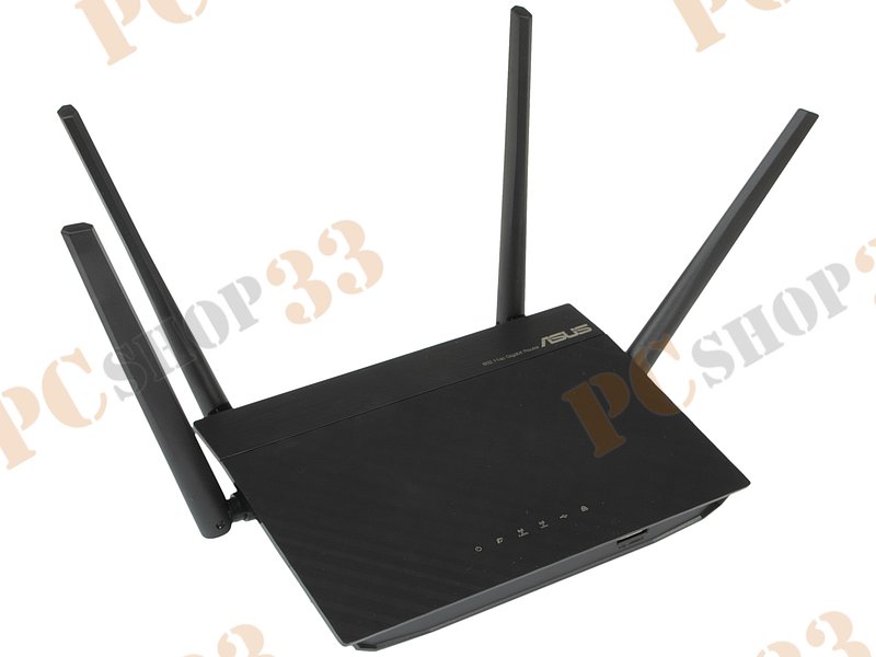 Беспроводной маршрутизатор ASUS RT-AC58U WiFi 867Мбит/сек. + 4 порта LAN 1Гбит/сек. + 1 порт WAN 1Гбит/сек. + 1 порт USB3.0