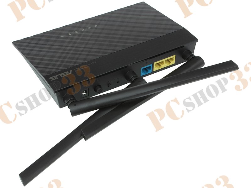 Беспроводной маршрутизатор ASUS RT-AC53 WiFi 433Мбит/сек. + 2 порта LAN 1Гбит/сек. + 1 порт WAN 1Гбит/сек.