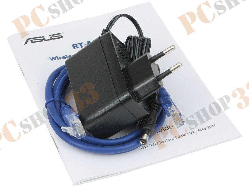 Беспроводной маршрутизатор ASUS RT-AC53 WiFi 433Мбит/сек. + 2 порта LAN 1Гбит/сек. + 1 порт WAN 1Гбит/сек.