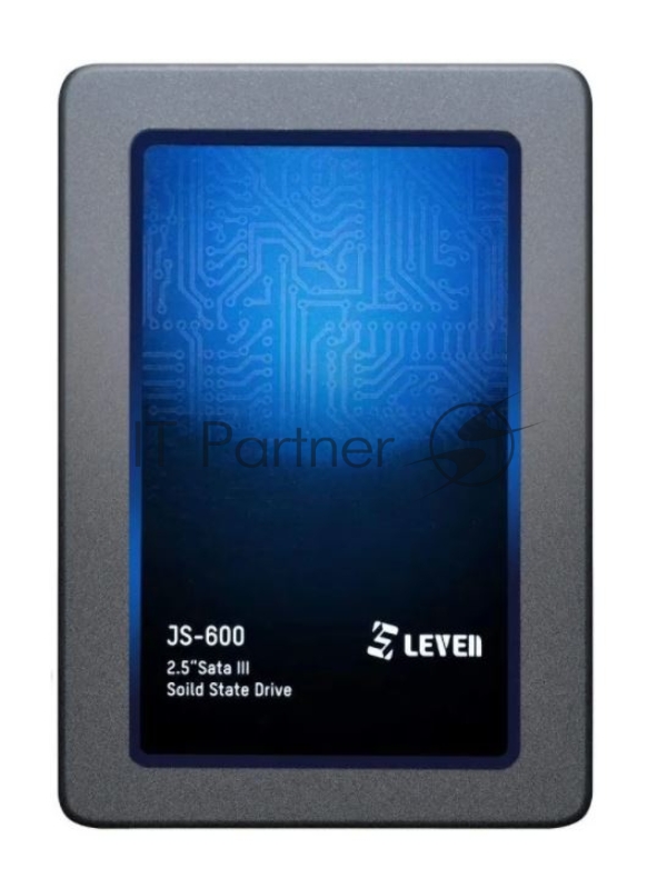 Накопитель SSD 2.5 Leven 128Gb JS600 Series <JS600SSD128GB> (SATA3, up to 550/450MBs, 70000IOPs, 3D NAND, 60TBW, 7mm)