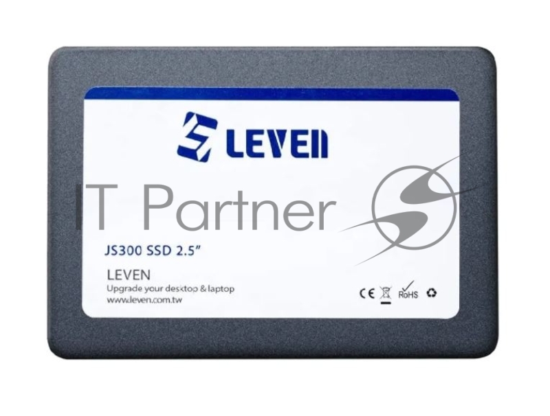 Накопитель SSD 2.5 Leven 960Gb JS300 Series <JS300SSD960GB> (SATA3, up to 550/510MBs, 76000IOPs, 3D NAND, 480TBW, 7mm)