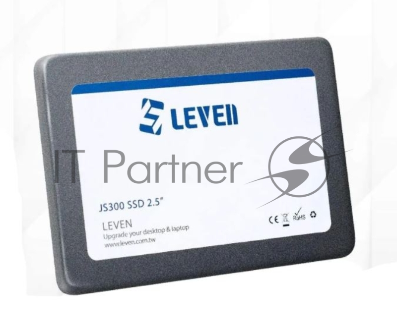 Накопитель SSD 2.5 Leven 960Gb JS300 Series <JS300SSD960GB> (SATA3, up to 550/510MBs, 76000IOPs, 3D NAND, 480TBW, 7mm)