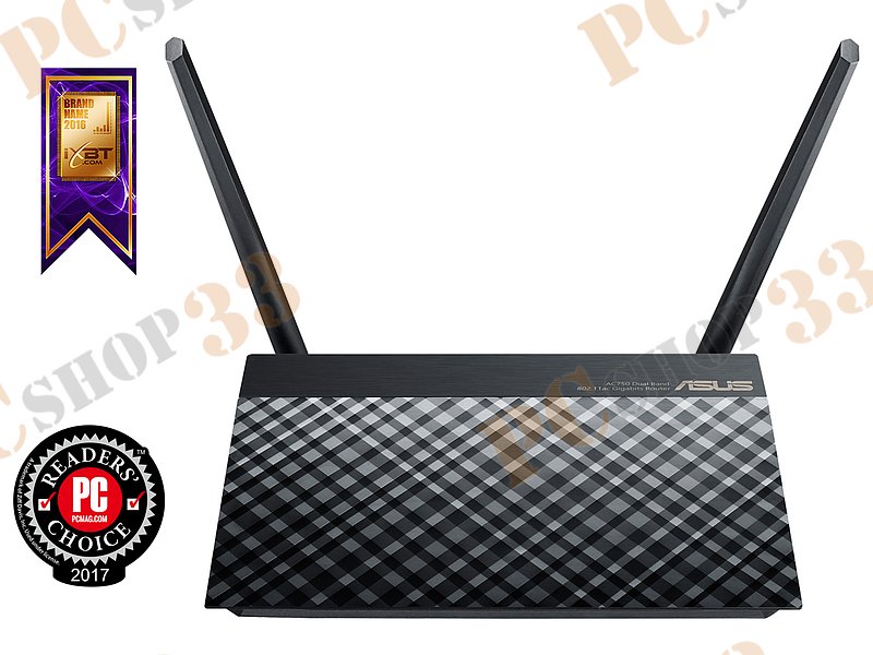 Беспроводной маршрутизатор ASUS RT-AC52U B1 WiFi 433Мбит/сек. + 4 порта LAN 1Гбит/сек. + 1 порт WAN 1Гбит/сек. + 1 порт USB2.0