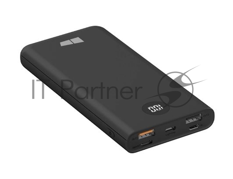 Внешний аккумулятор 10000mAh Smart 3USB 3A PD 18W+QC3.0 быстрая зарядка More choice PB31S (Black)