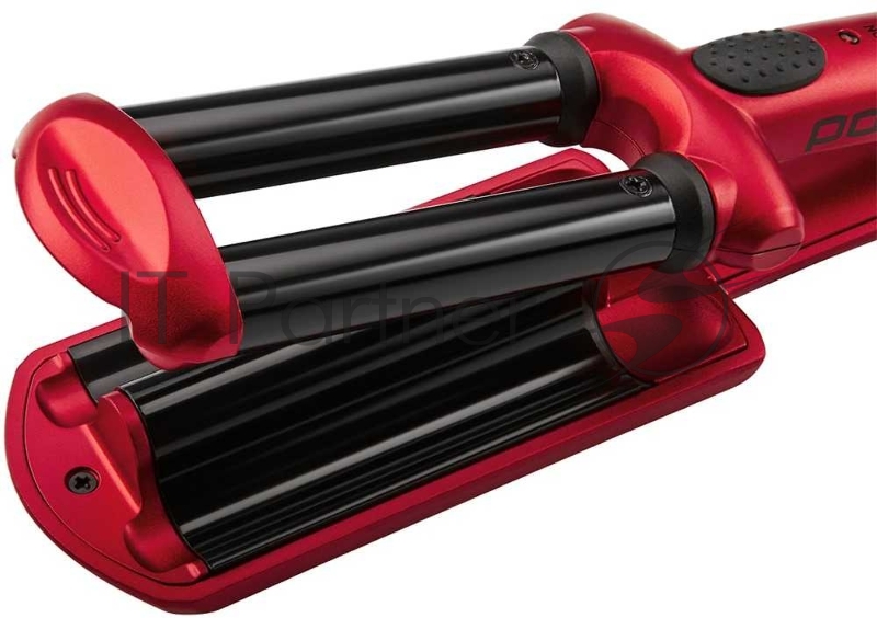 Щипцы для завивки POLARIS PHS4080MK красный/черный волна