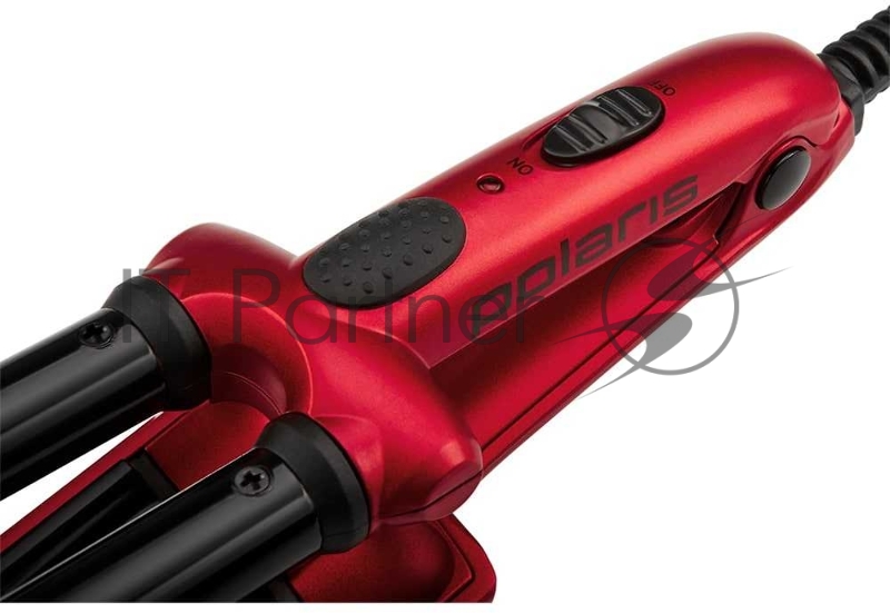 Щипцы для завивки POLARIS PHS4080MK красный/черный волна