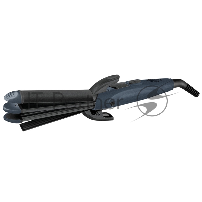 Щипцы мультистайлер ATLANTA, ATH-6702, 30Вт, индикация вкл, 2 вида гофрирования, выпрямление, завивка, керам нагревательный элемент