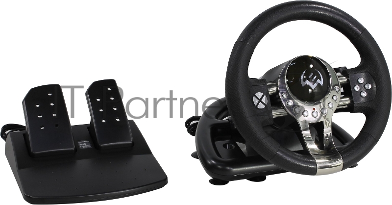 Руль SVEN GC-W700 (педали, вибро, скоба, лепестки, АКПП, D-pad, 12 кл, резин. вставки, PC/Xinput)