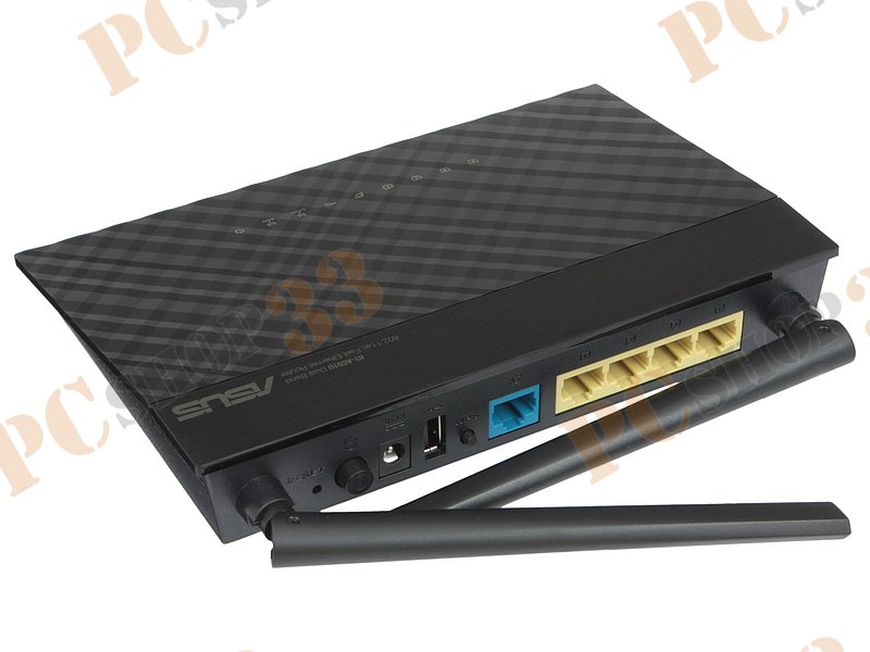 Беспроводной маршрутизатор ASUS RT-AC51U WiFi 433Мбит/сек. + 4 порта LAN 100Мбит/сек. + 1 порт WAN 100Мбит/сек. + 1 порт USB2.0