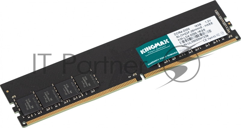 Память DDR4 16Gb 3200MHz Kingmax KM-LD4-3200-16GS RTL CL19 DIMM 288-pin 1.2В