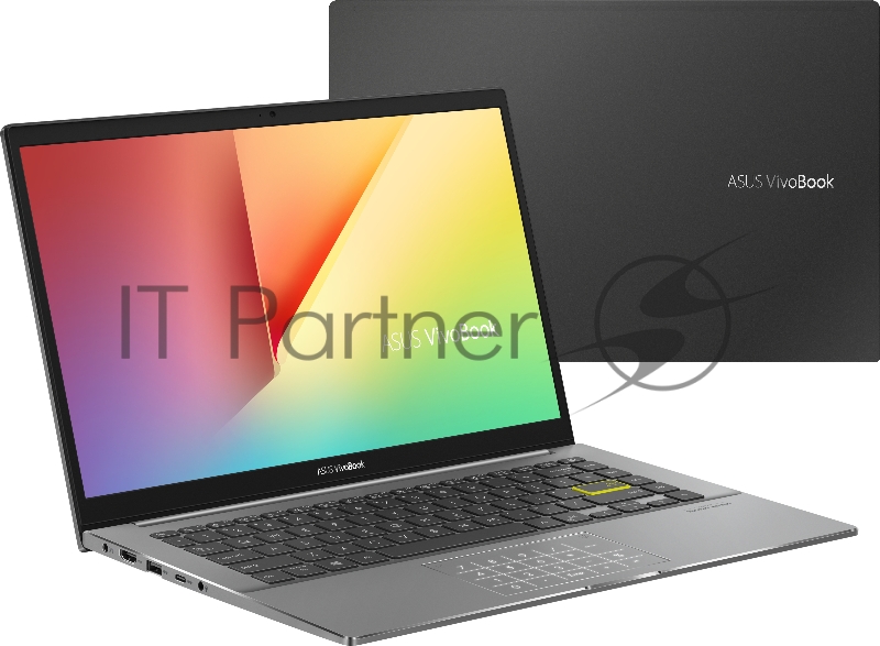 Ноутбук ASUS S433EA-EB1015T +bag 14(1920x1080 (матовый) IPS)/Intel Core i5 1135G7(2.4Ghz)/8192Mb/256PCISS Iris Xe Graphics/Cam/BT/WiFi/war 1y/1.4kg/Indie Black/W10 + Support NumberPad