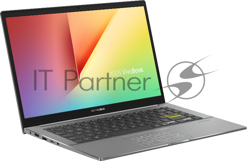 Ноутбук ASUS S433EA-EB1015T +bag 14(1920x1080 (матовый) IPS)/Intel Core i5 1135G7(2.4Ghz)/8192Mb/256PCISS Iris Xe Graphics/Cam/BT/WiFi/war 1y/1.4kg/Indie Black/W10 + Support NumberPad