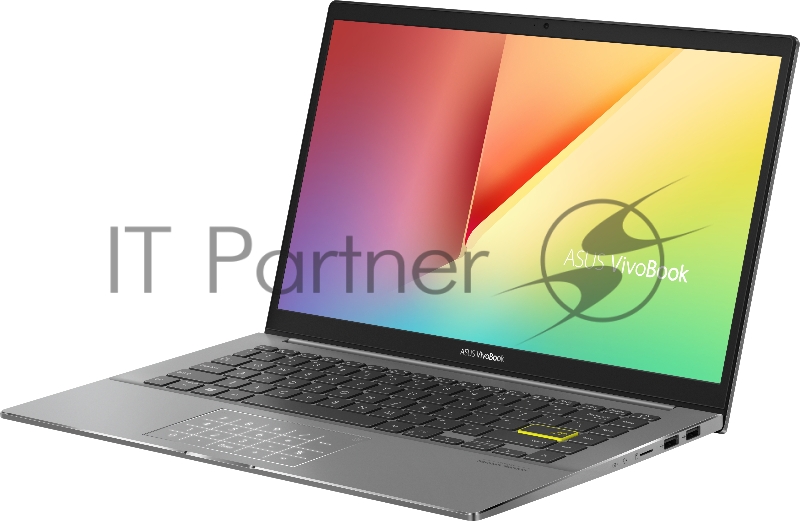 Ноутбук ASUS S433EA-EB1015T +bag 14(1920x1080 (матовый) IPS)/Intel Core i5 1135G7(2.4Ghz)/8192Mb/256PCISS Iris Xe Graphics/Cam/BT/WiFi/war 1y/1.4kg/Indie Black/W10 + Support NumberPad