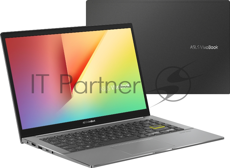 Ноутбук ASUS S433EA-EB1015T +bag 14(1920x1080 (матовый) IPS)/Intel Core i5 1135G7(2.4Ghz)/8192Mb/256PCISS Iris Xe Graphics/Cam/BT/WiFi/war 1y/1.4kg/Indie Black/W10 + Support NumberPad
