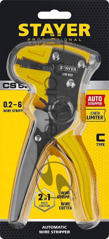 Стриппер автоматический, 0.2 - 6 мм2, STAYER Professional CS-50